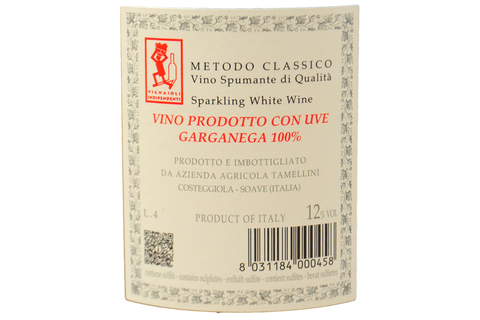 METODO CLASSICO EXTRA BRUT MILLESIMATO 2021 - TAMELLINI