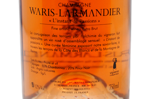CHAMPAGNE EXTRA BRUT ROSÉ "L'INSTANT DE PASSIONS" - WARIS-LARMANDIER