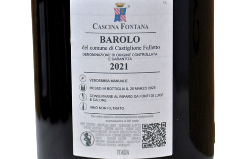 BAROLO DOCG "DEL COMUNE DI CASTIGLIONE FALLETTO" 2021 DOPPIO MAGNUM - CASCINA FONTANA