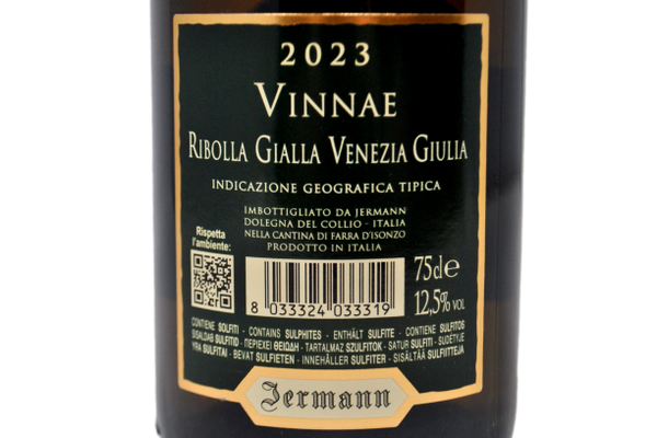 RIBOLLA GIALLA VENEZIA GIULIA IGT "VINNAE" 2023 - JERMAN