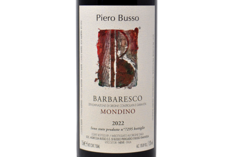 BARBARESCO DOCG "MONDINO" 2016 - PIERO BUSSO