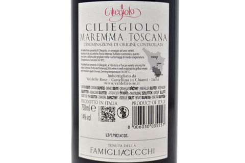 MAREMMA TOSCANA CILIEGIOLO DOC "IL CILIEGIOLO" 2020 - VAL DELLE ROSE