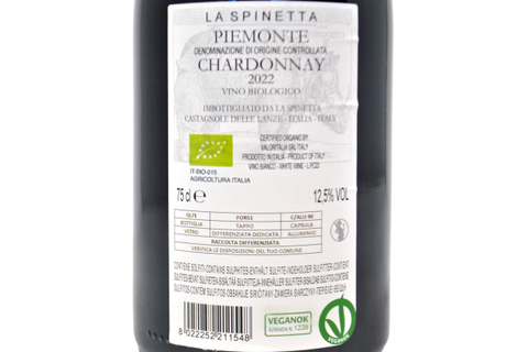 PIEMONTE CHARDONNAY BIO DOC "LIDIA" 2022 - LA SPINETTA