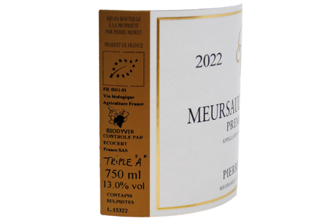 MEURSAULT BLANC PREMIER CRU BIO "PERRIERES" 2022 - PIERRE MOREY