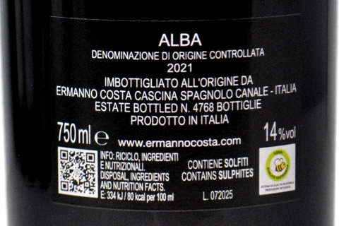 ALBA DOC 2021 - ERMANNO COSTA
