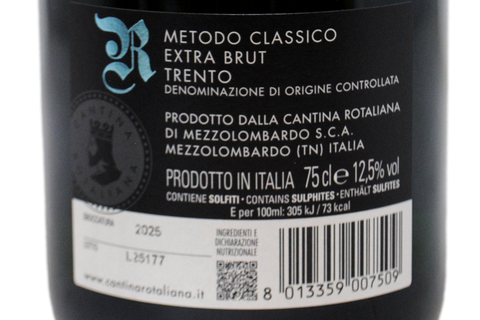 TRENTO DOC EXTRA BRUT "R" - CANTINA ROTALIANA