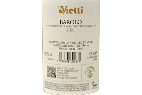 BAROLO DOCG 2021 - VIETTI