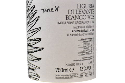 LIGURIA DI LEVANTE BIANCO IGT "NON SEMPRE" 2025 - LA FELCE