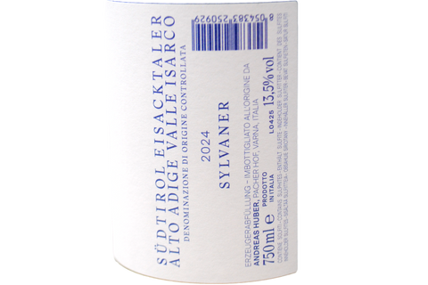 SYLVANER ALTO ADIGE VALLE ISARCO DOC 2024 - PACHER HOF