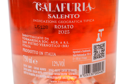 SALENTO IGT "CALAFURIA" 2025 - TORMARESCA