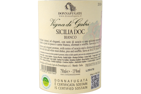 SICILIA BIANCO DOC "VIGNA DI GABRI" 2024 - DONNAFUGATA
