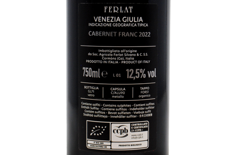 VENEZIA GIULIA ROSSO IGT CABERNET FRANC BIO 2022 - FERLAT