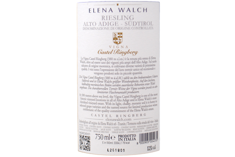 ALTO ADIGE - SÜDTIROL DOC RIESLING "VIGNA CASTEL RINGBERG" 2024 - ELENA WALCH