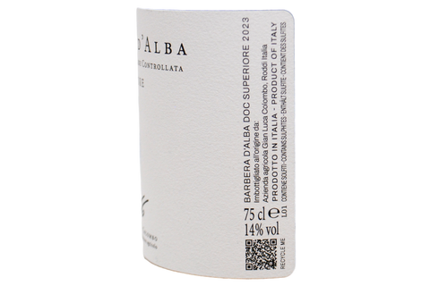 BARBERA D'ALBA SUPERIORE DOC 2023 - GIAN LUCA COLOMBO
