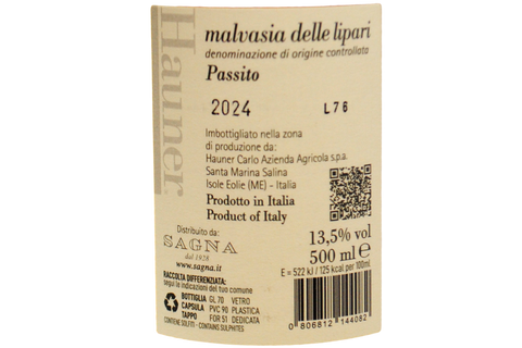 MALVASIA DELLE LIPARI DOC PASSITO 2024 - HAUNER