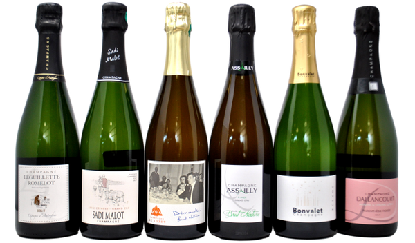TASTING BOX PICCOLI VIGNERONS DELLA CHAMPAGNE - 6 BOTTIGLIE