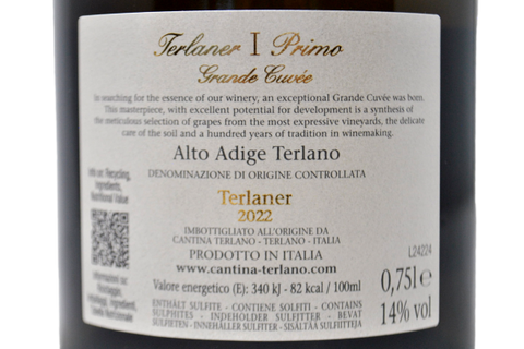 ALTO ADIGE DOC TERLANER "PRIMO" GRANDE CUVEE 2022 - KELLEREI TERLANER