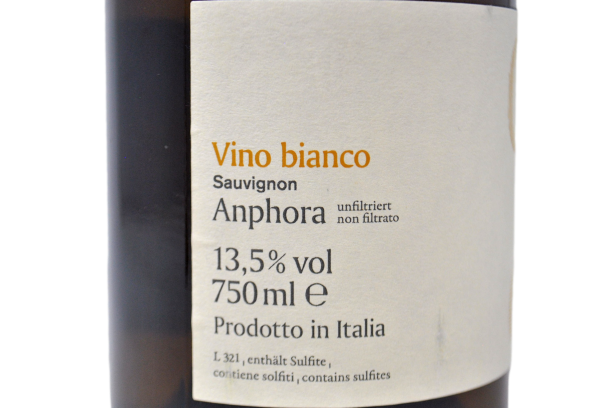 VINO BIANCO SAUVIGNON ANPHORA "GARNELLEN" 2019 - TRÖPFLTALHOF