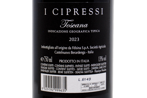 TOSCANA ROSSO IGT "I CIPRESSI" 2023 - FÈLSINA