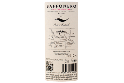 MAREMMA TOSCANA ROSSO DOC "BAFFONERO" 2021 - CASTELLARE DI CASTELLINA
