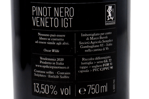 VENETO IGT PINOT NERO "SAREGO" 2020 - MARCO BUVOLI