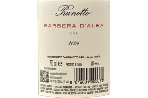 BARBERA D'ALBA DOC 2024 - PRUNOTTO