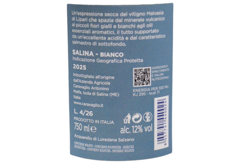 SALINA BIANCO IGP 2025 - CARAVAGLIO