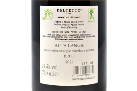 ALTA LANGA BRUT DOCG 2021 - DELTETTO