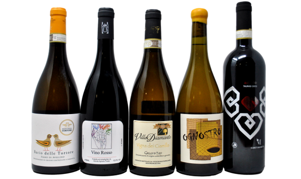 CAMPANIA IN BOTTIGLIA: 5 TESORI DEL TAURASI E DEI BIANCHI DI AVELLINO
