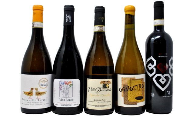 CAMPANIA IN BOTTIGLIA: 5 TESORI DEL TAURASI E DEI BIANCHI DI AVELLINO