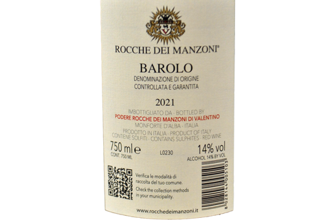 BAROLO DOCG 2021 - ROCCHE DEI MANZONI