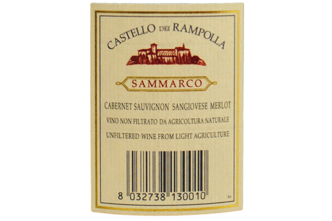 TOSCANA IGT "SAMMARCO" 2014 - CASTELLO DEI RAMPOLLA