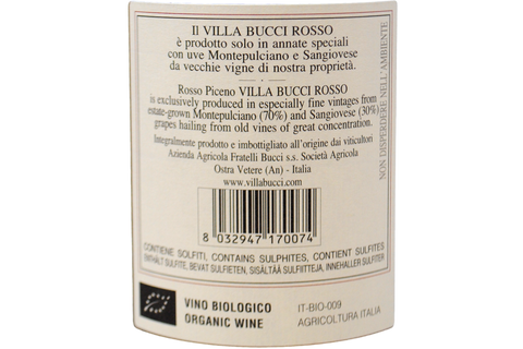 PICENO ROSSO DOC 2020 - VILLA BUCCI