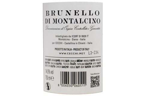 BRUNELLO DI MONTALCINO DOCG 2019 - CECCHI