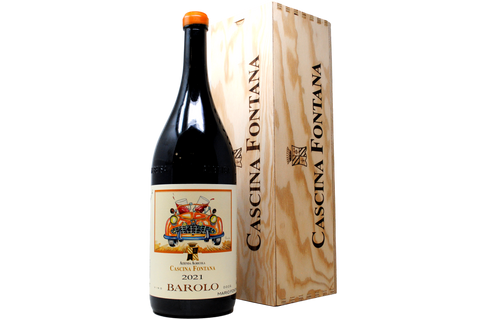 BAROLO DOCG EDIZIONE LIMITATA "TRIPLE A" 2021 JEROBOAM CASSA LEGNO (5 PRODOTTI) - CASCINA FONTANA