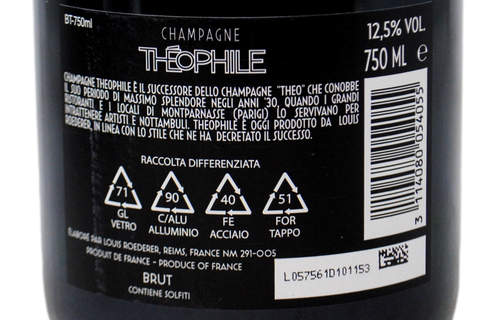 CHAMPAGNE BRUT - THÉOPHILE