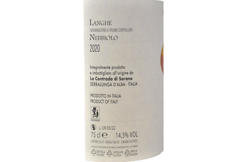 LANGHE NEBBIOLO DOC 2020 - LA CONTRADA DE SORANO