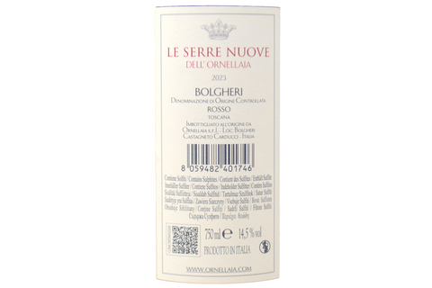 TOSCANA ROUGE IGT "LE Voûtes de l'ORNELLAIA" 2018 - ORNELLAIA