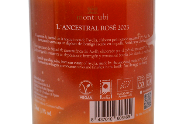 METODO ANCESTRALE ROSE' "L'ANCESTRAL" 2023 - MONTRUBÍ