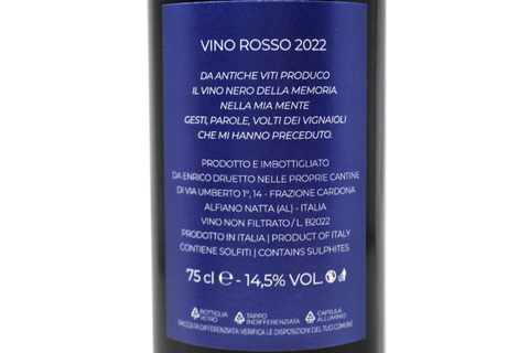 VINO ROSSO 2022 - ENRICO DRUETTO