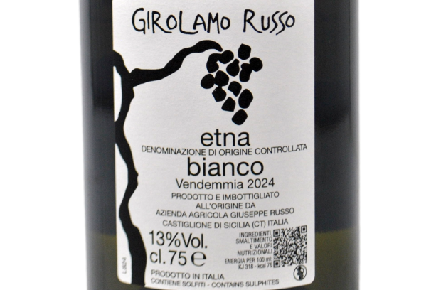 ETNA BIANCO DOC "SAN LORENZO" 2024 - GIROLAMO RUSSO