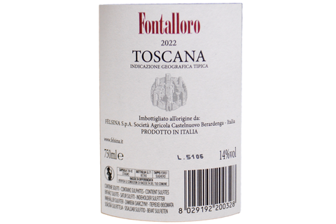 TOSCANA IGT "FONTALLORO" 2022 - FÈLSINA