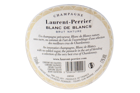 CHAMPAGNE BRUT NATURE BLANC DE BLANCS - LAURENT PERRIER