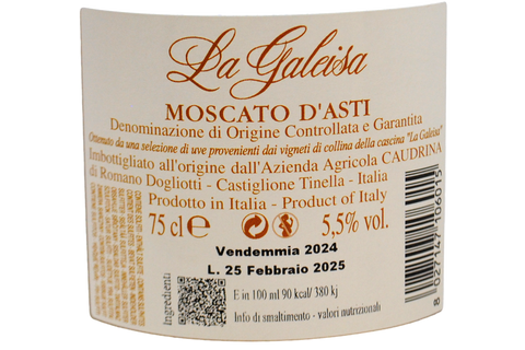 MOSCATO D'ASTI DOCG "PRA DONE" 2022 - FERME GALARIN