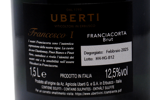 FRANCIACORTA DOCG BRUT "FRANCESCO I" MAGNUM - UBERTI
