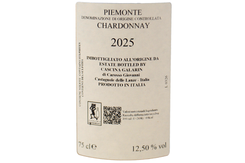PIÉMONT CHARDONNAY DOC "NUVOLE" 2022 - FERME GALARIN