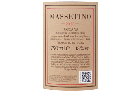 TOSCANE ROUGE IGT "MASSETO" 2015 - ORNELLAIA