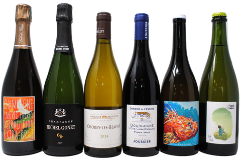 BOURGOGNE VS LOIRA VS CHAMPAGNE- LA SFIDA DEFINITIVA - 5 BOTTIGLIE + CHAMPAGNE LAHERTE FRÈRES ULTRADITION IN REGALO