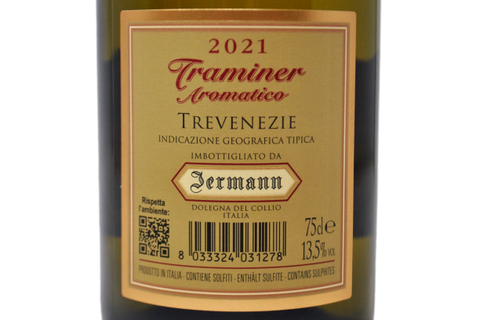 TRAMINER AROMATICO TREVENEZIE IGT 2021 - JERMAN