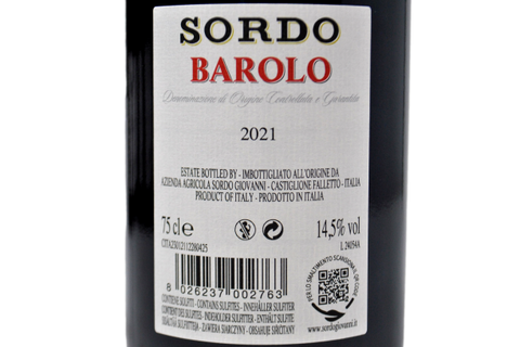 BAROLO DOCG 2016 - SOURD